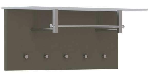 GARDEROBENPANEEL  in 102/41/33 cm  - Taupe, Design, Glas/Holzwerkstoff (102/41/33cm) - Moderano