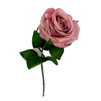 UMELÝ KVET 60 cm - pink/zelená, Basics, plast (60cm)