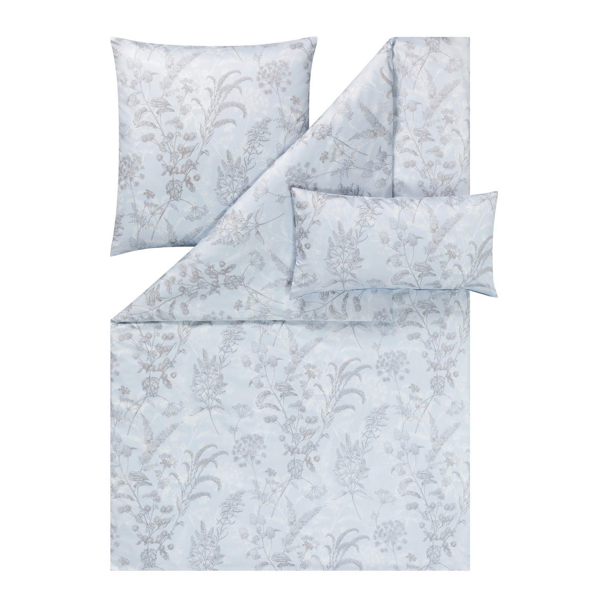 BETTWÄSCHE Exquisit 135/200 cm  - Hellblau, Design, Textil (135/200cm) - Estella