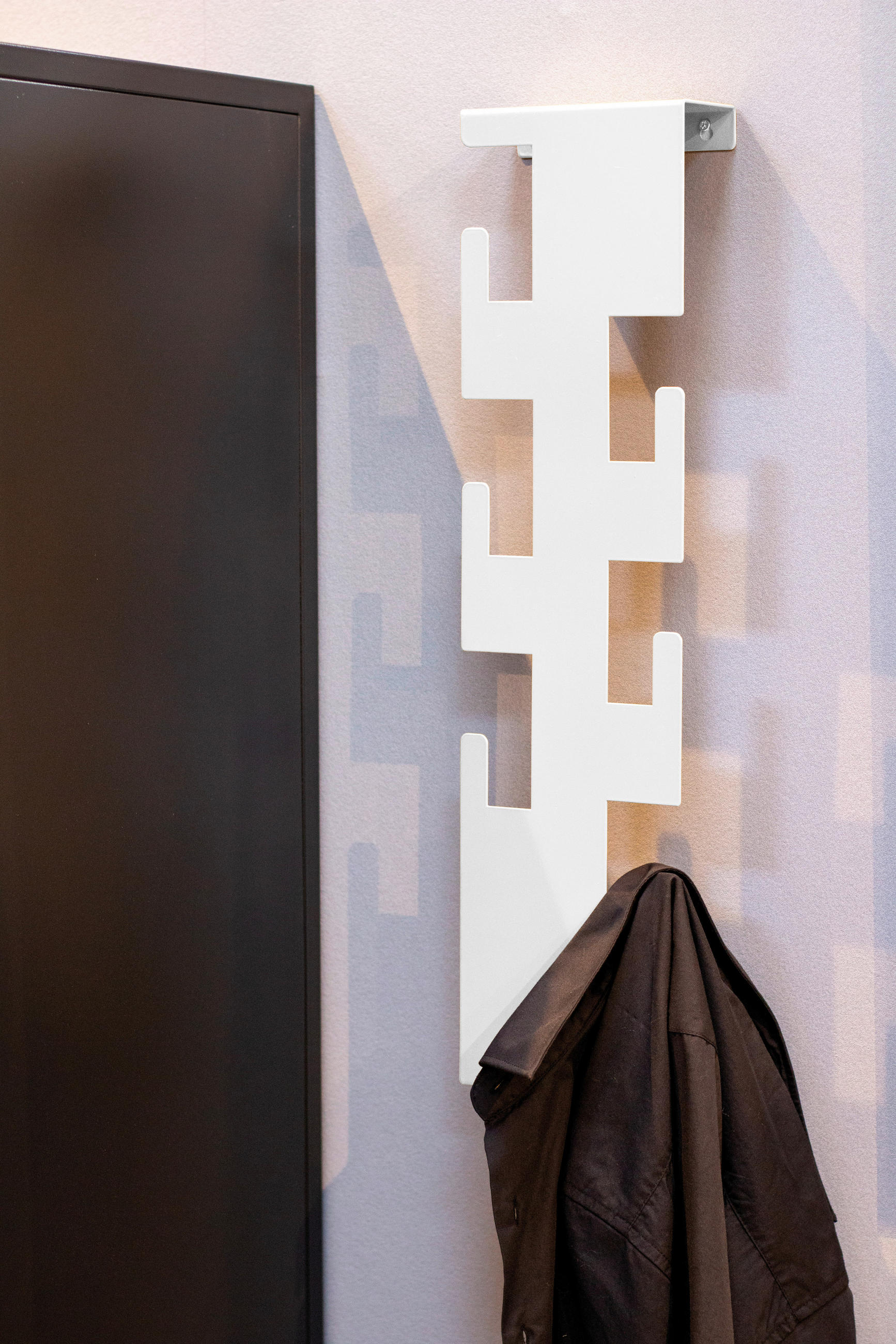 WANDGARDEROBE  in Weiß  - Weiß, Design, Metall (15/60/8cm)