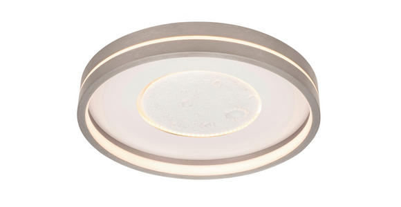 LED-DECKENLEUCHTE 38/8,5 cm - Grau, Design, Metall (38/8,5cm) - Novel