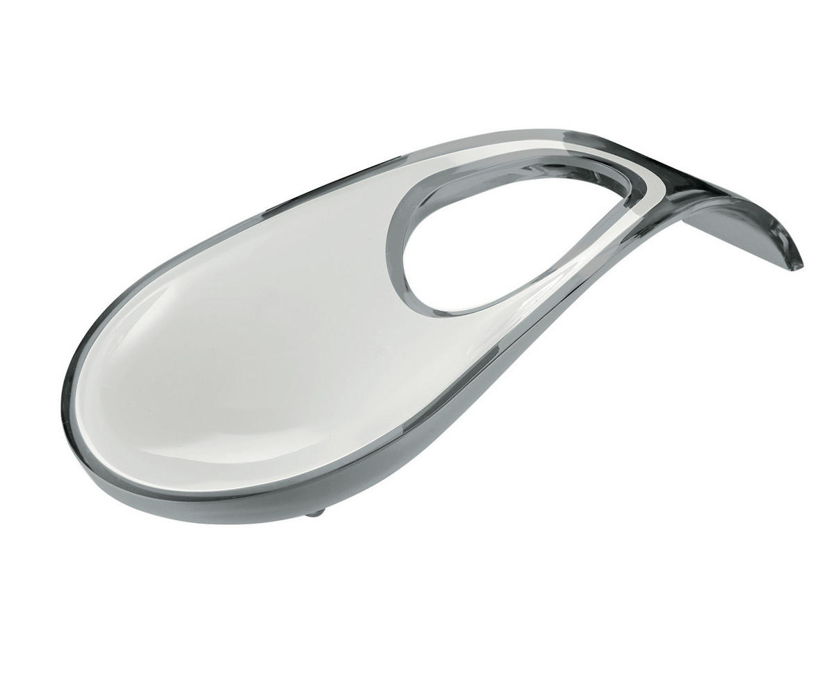 PODLOGA ZA KUHAČU  - bijela/siva, Konvencionalno, plastika (24/4,50/11cm) - GUZZINI