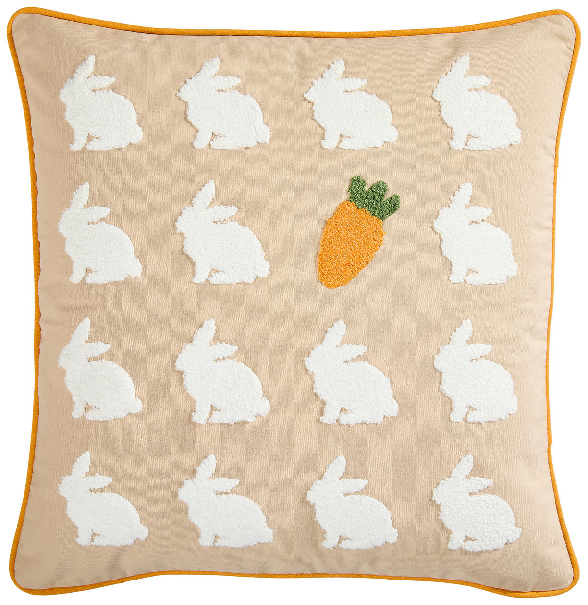 KISSENHÜLLE FARMI 45/45 cm  - Braun, Textil (45/45cm) - Novel