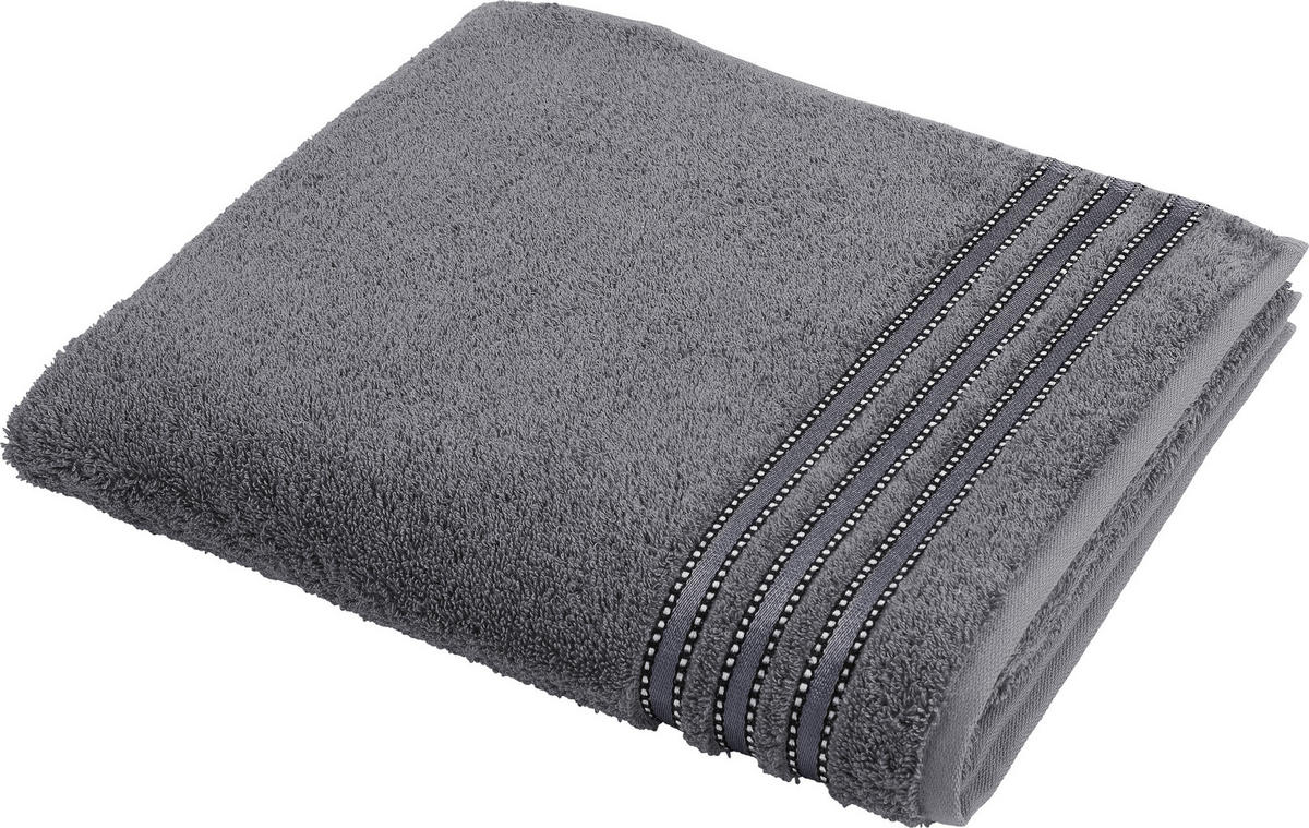 OSUŠKA DO SPRCHY, 67/140 cm, barvy grafitu - barvy grafitu, Design, textil (67/140cm) - Vossen