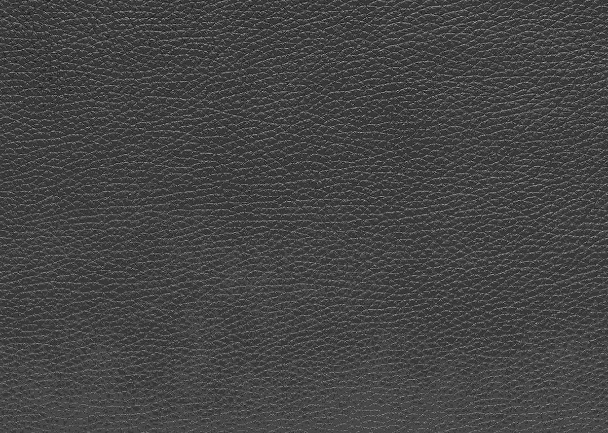 SESSEL in Echtleder Grau  - Wildeiche/Schwarz, Design, Leder/Holz (72/82/86cm) - Koinor