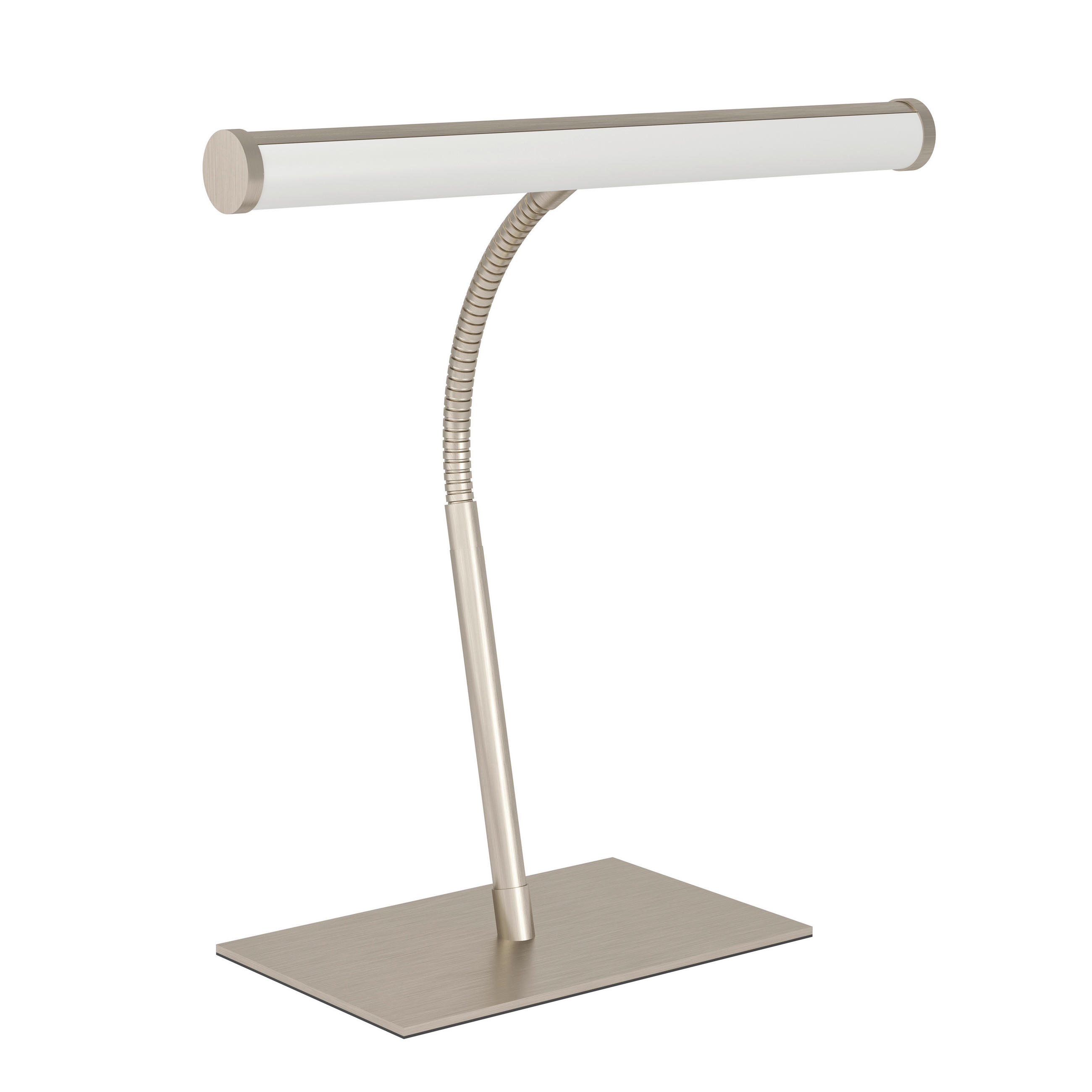 LED-TISCHLEUCHTE RICCIONE 30/19/39,5 cm   - Nickelfarben, KONVENTIONELL, Metall (30/19/39,5cm) - Eglo