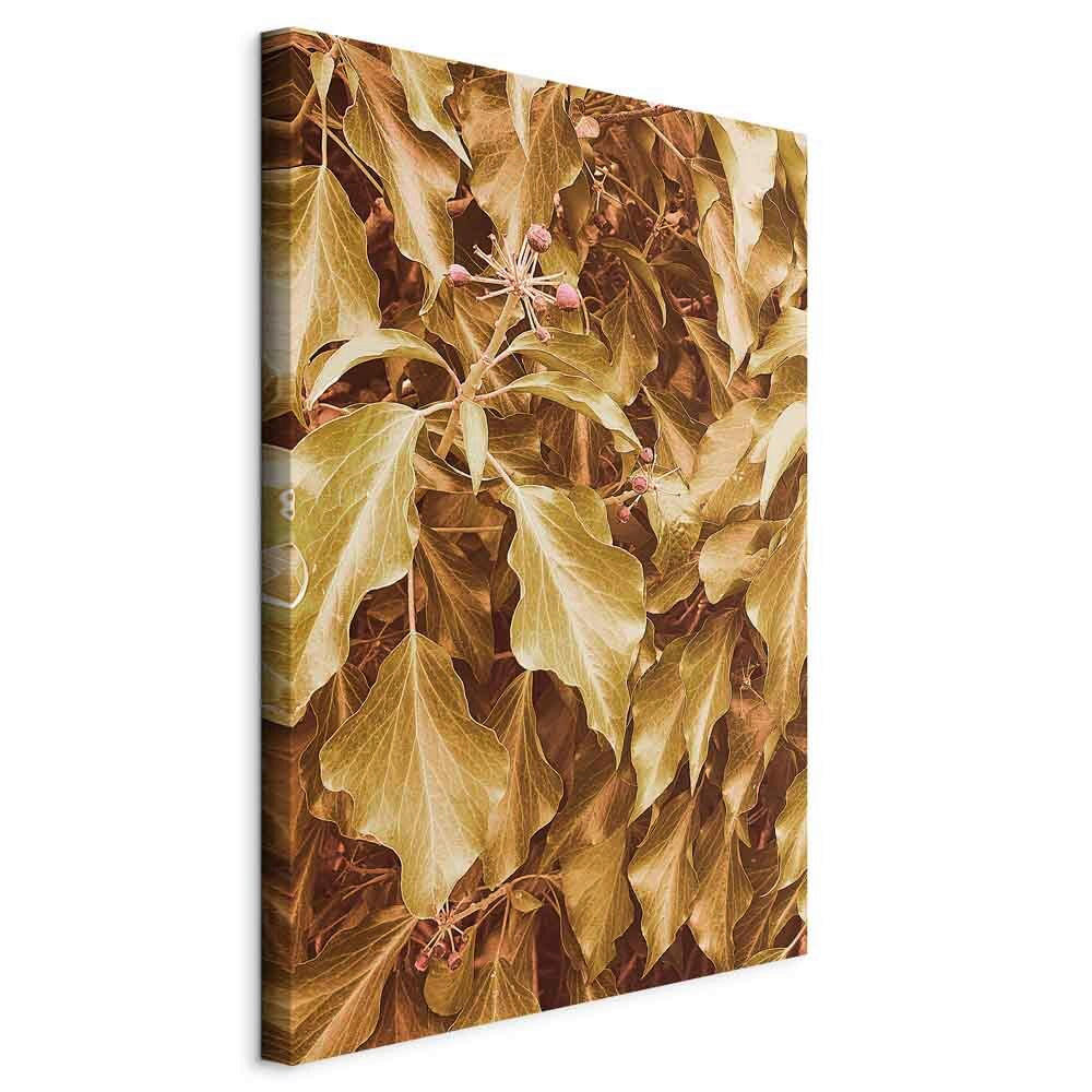 LEINWANDBILD Herbst, Blätter 40/60/1,2 cm  - Hellbraun, Basics, Holzwerkstoff/Textil (40/60/1,2cm) - artgeist