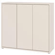 SCHUHSCHRANK Alice Springs  in 109,2/99,1/34,9 cm  - Sandfarben/Grau, MODERN, Holzwerkstoff/Kunststoff (109,2/99,1/34,9cm) - Xora