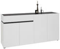 SIDEBOARD Anthrazit, Weiß Einlegeböden  - Anthrazit/Schwarz, Design, Holzwerkstoff/Kunststoff (160,2/80,1/42,6cm) - Voleo