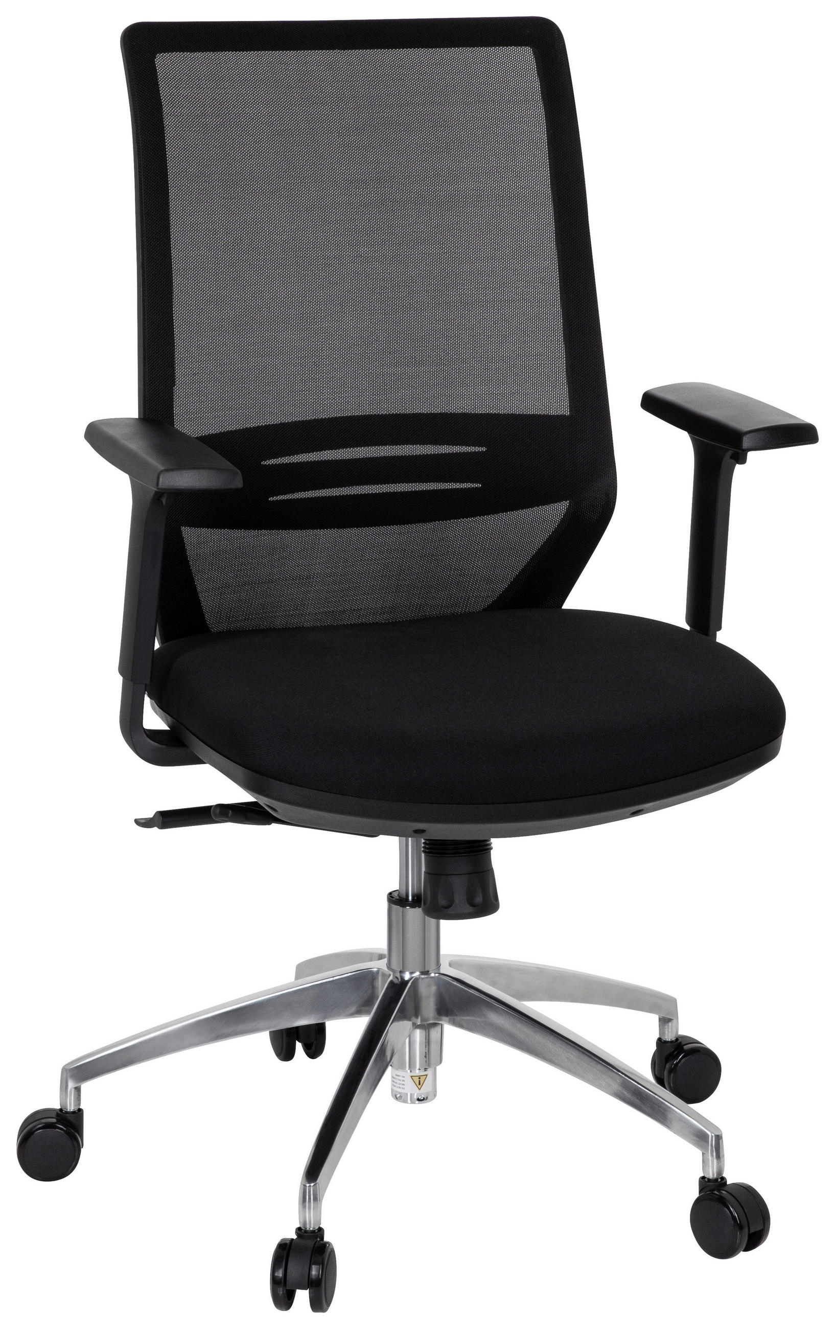 SNURRSTOL  i nätklädsel, flatväv svart  - svart, Modern, metall/textil (60/110/61cm) - MID.YOU