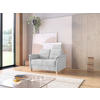 2-SITZER-SOFA in Flachgewebe Silberfarben  - Eichefarben/Silberfarben, KONVENTIONELL, Holz/Textil (149/89/89cm) - Sit & More