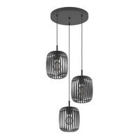 HÄNGELEUCHTE Romazzina 46/46/110 cm  - Schwarz, Design, Metall (46/46/110cm) - Eglo