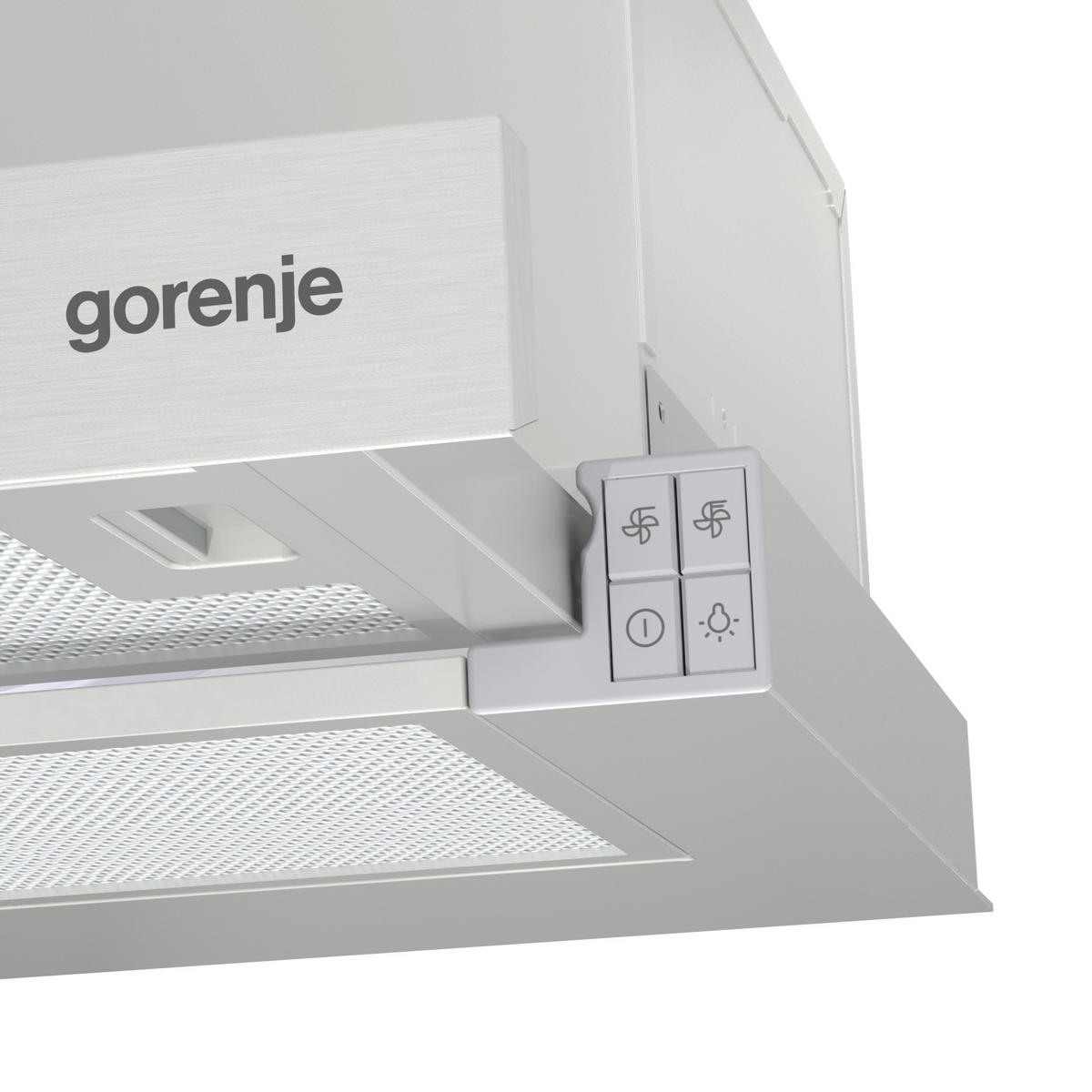 DUNSTABZUGSHAUBE TH 62E3X  - Silberfarben, Basics, Kunststoff/Metall (60/17/30,6cm) - Gorenje
