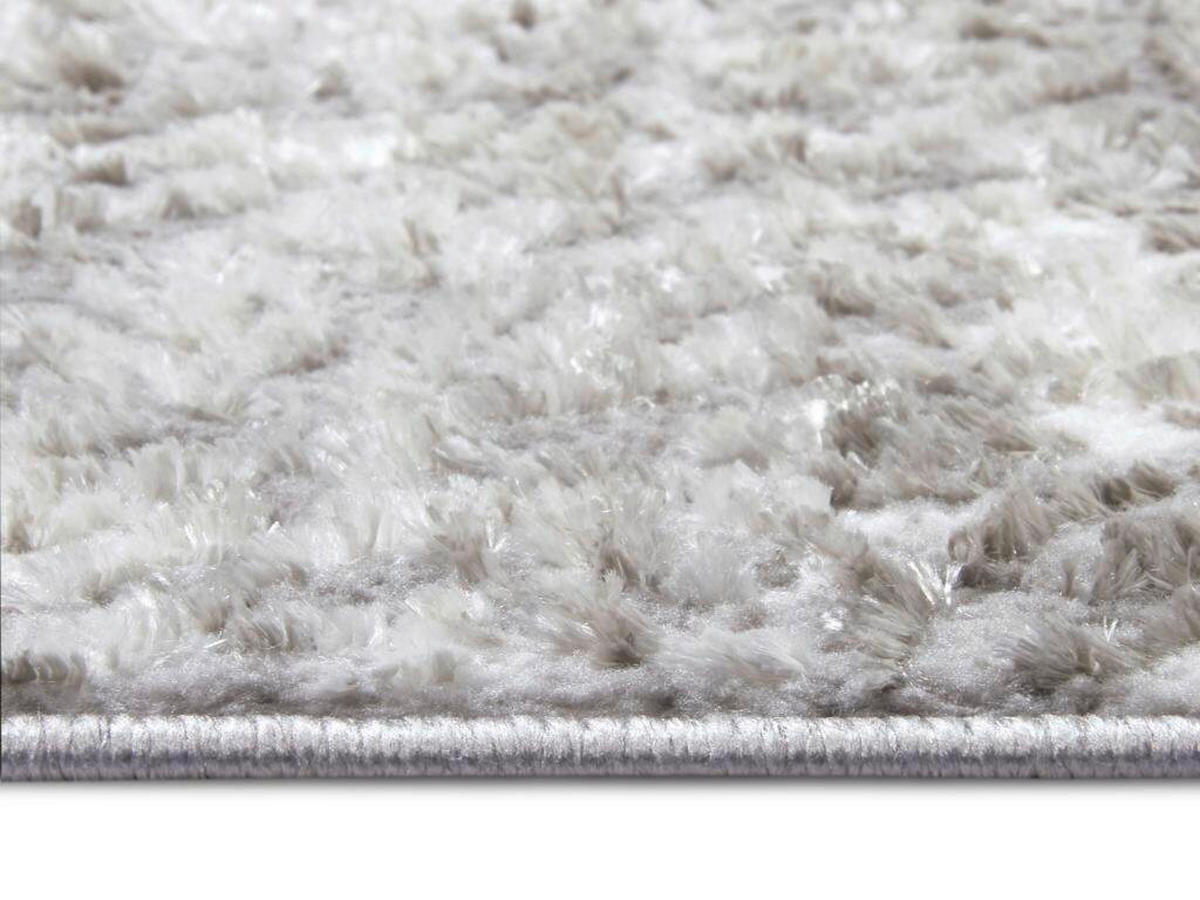 VINTAGE-TEPPICH 200/280 cm Shine Grau, Beige  - Beige/Grau, Design, Kunststoff (200/280cm)