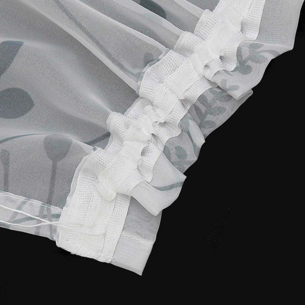 FERTIGVORHANG  transparent  140/225 cm   - Weiß Hochglanz, Basics, Textil (140/225cm) - Joyswahl
