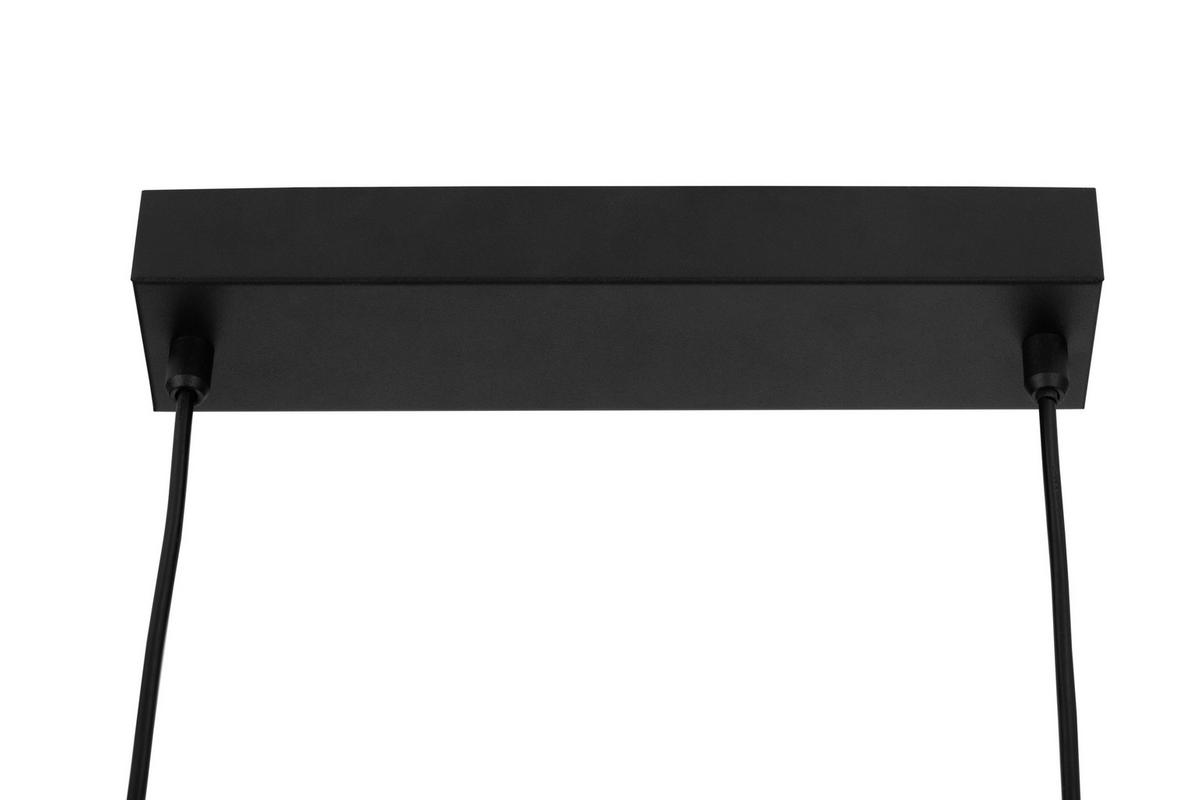 LED-HÄNGELEUCHTE Nunki 114/12/150 cm   - Schwarz/Kieferfarben, Design, Holz/Kunststoff (114/12/150cm) - Novel