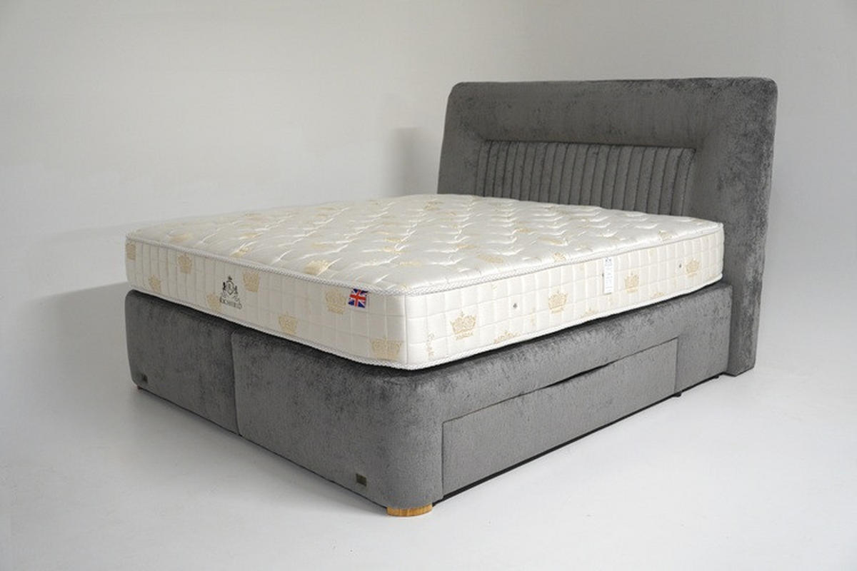 Pat Tapițat,  - Modern, material pe bază de lemn (180/200cm) - Esposa