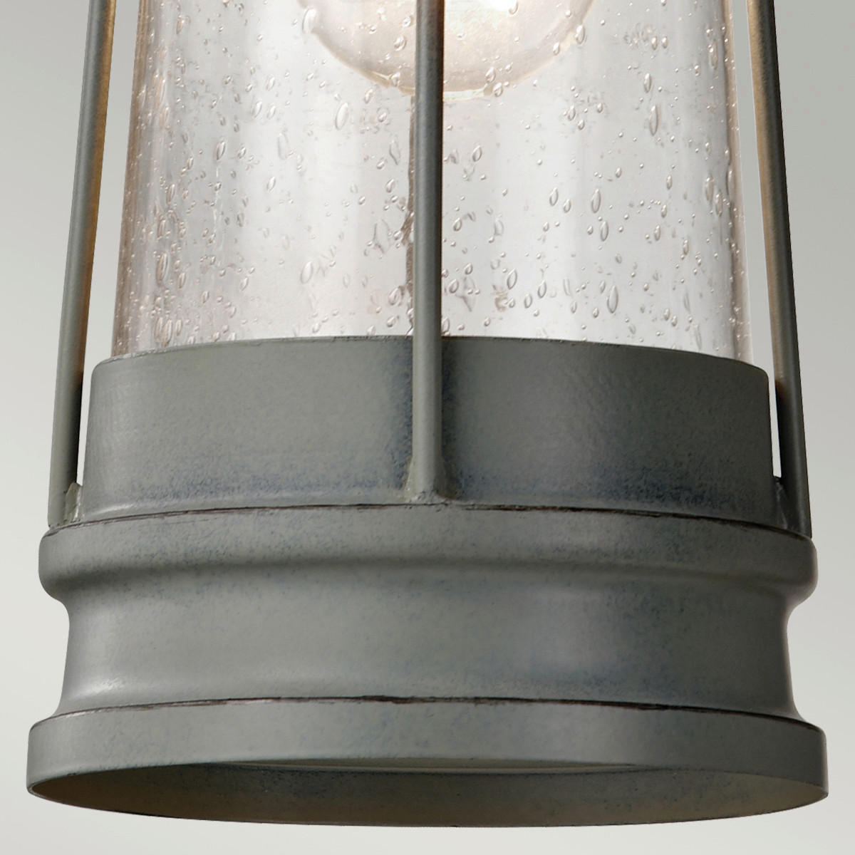 AUSSENHÄNGELEUCHTE - Dunkelgrau, Basics, Glas/Metall (14.6/59cm) - Elstead Lighting