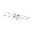 LED-DECKENLEUCHTE 70/30/6,2 cm   - Nickelfarben, Basics, Kunststoff/Metall (70/30/6,2cm) - Novel