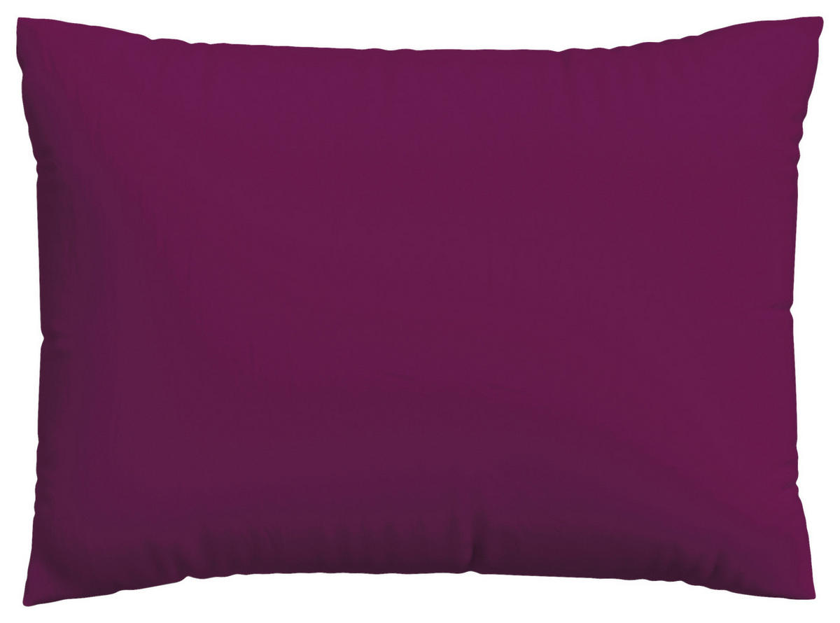 KOPFPOLSTERBEZUG KNITTED JERSEY 60/80 cm  - Violett, Basics, Textil (60/80cm) - Schlafgut