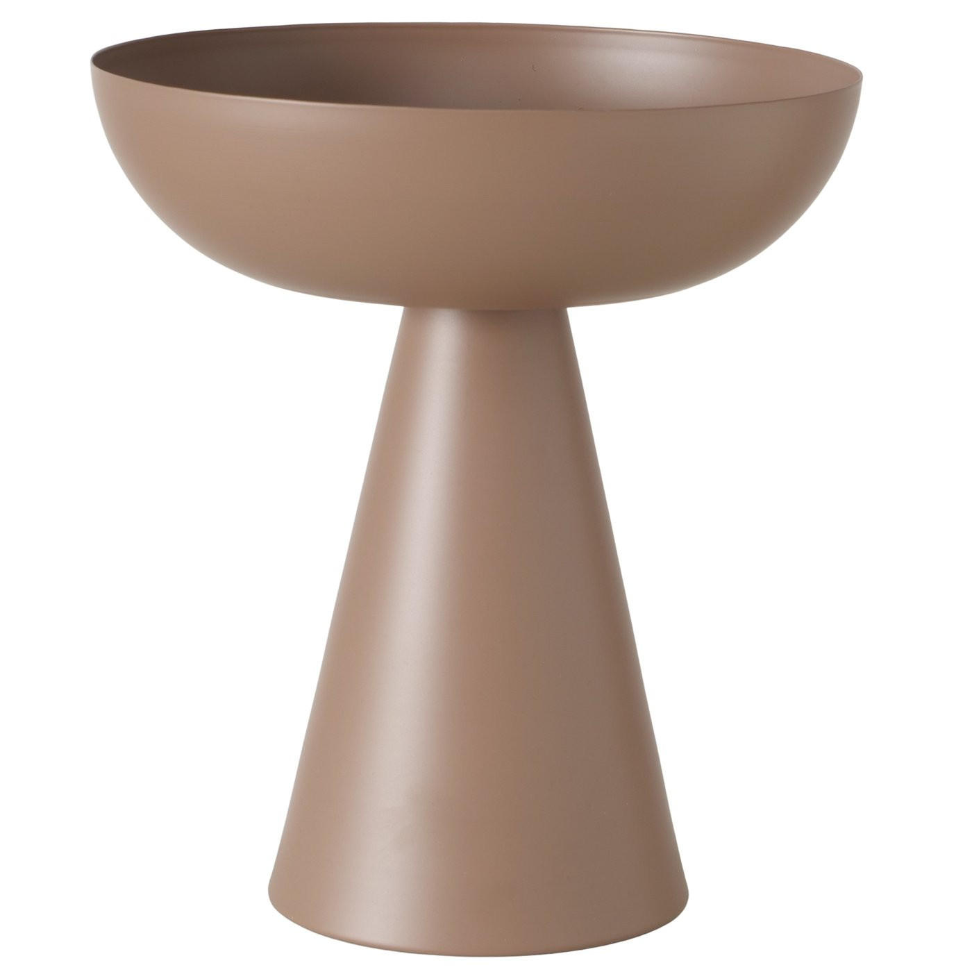 SCHALE   - Cappuccino, Trend, Metall (25/25/28,5cm) - Ambia Home