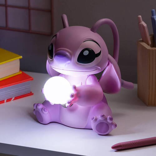 Thumbnail - Disney Led-Dekoleuchte Stitch, Mehrfarbig, Rosa, Kunststoff, 12x15.9x13.5 cm, Lampen & Leuchten, Innenbeleuchtung, Dekol...