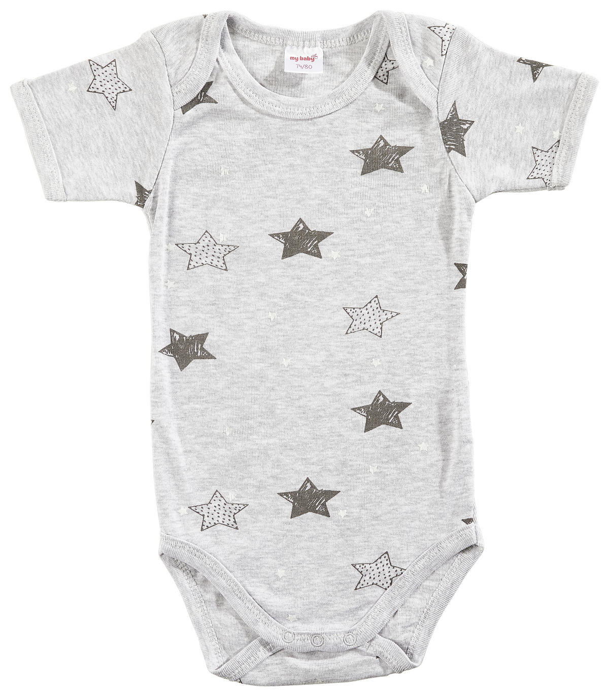 BABYBODY SET  - vit/grå, Basics, textil (86/92null) - My Baby Lou