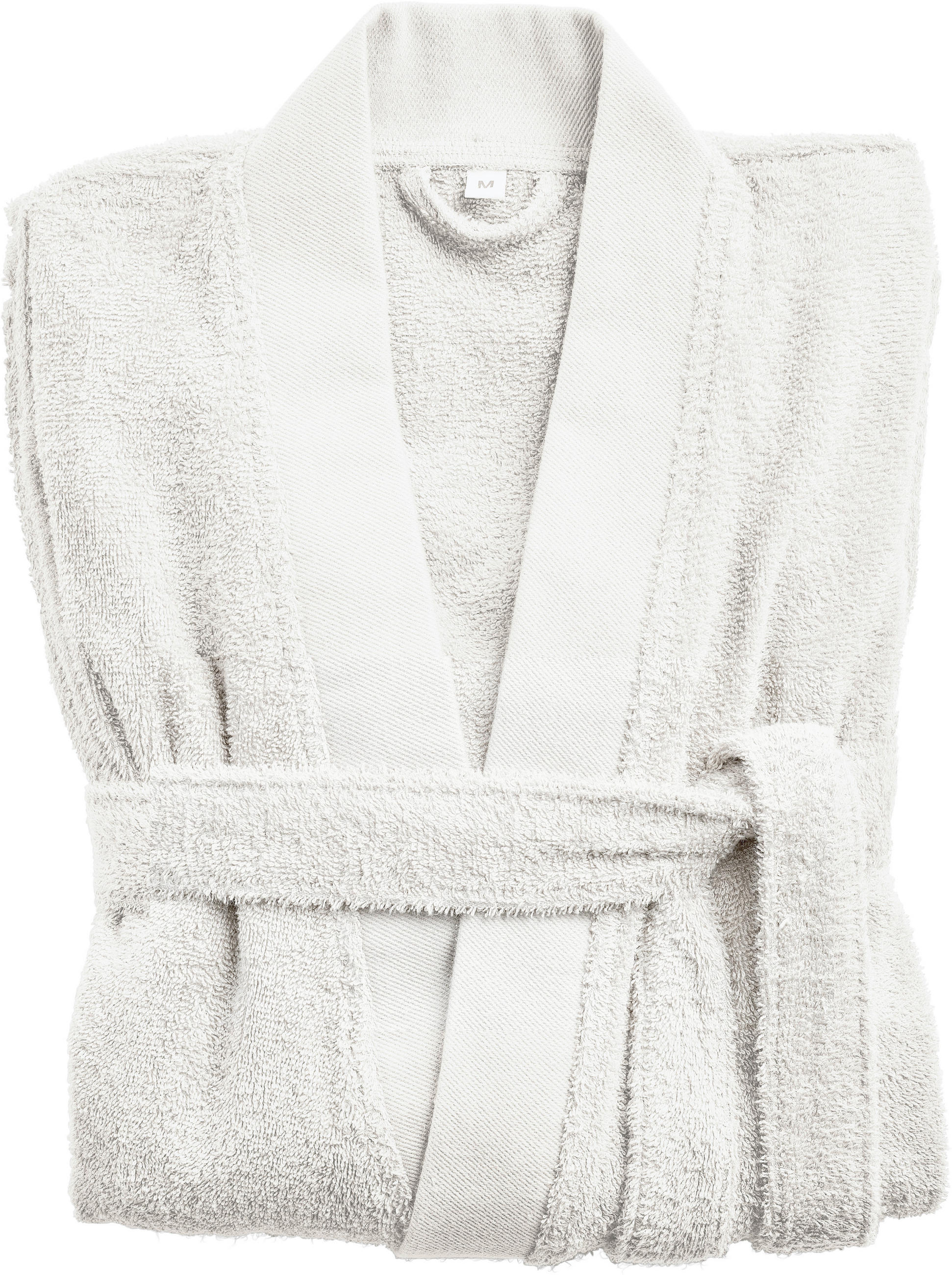 BADEMANTEL S Unisex  - Weiß, Basics, Textil (Snull) - Bio:Vio