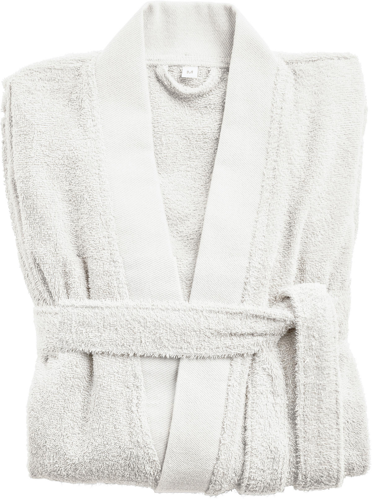 BADEMANTEL S Unisex  - Weiß, Basics, Textil (Snull) - Bio:Vio