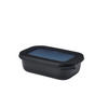 VORRATSDOSE CIRQULA 0,5 L  - Transparent/Schwarz, KONVENTIONELL, Kunststoff (18/5/13cm) - Mepal