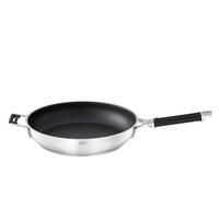 PANVICA NA SMAŽENIE,  32 cm  - čierna/farba ušľachtilej ocele, Basics, kov (32cm) - Rösle
