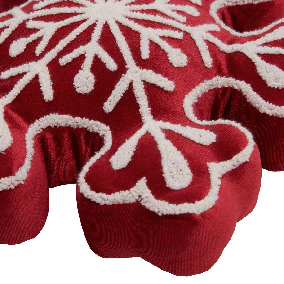 PERNĂ DECORATIVĂ  - roșu, Konventionell, textil (43/43/5cm) - X-Mas