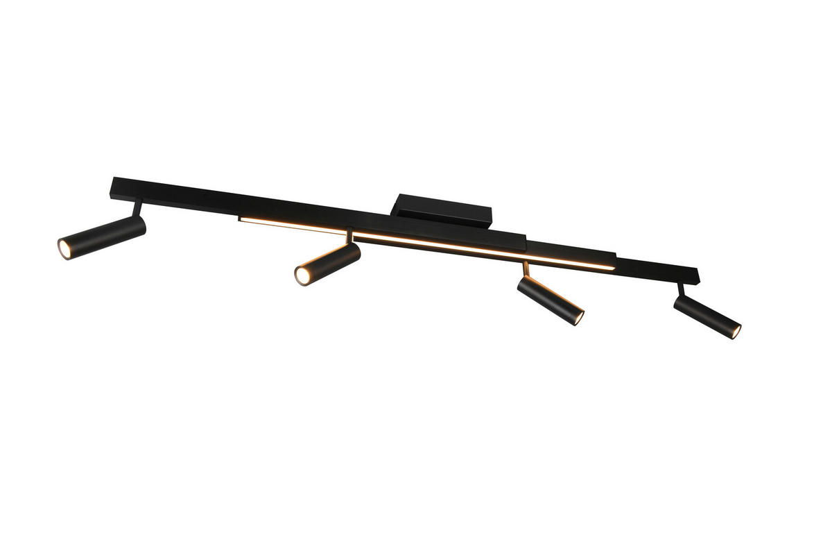 LED-STRAHLER - Schwarz, Basics, Metall (133/23/8,5cm) - Trio Leuchten