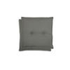 GARTENHOCKERAUFLAGE 2er-Set  - Grau, Basics, Textil (50/7/50cm)