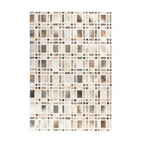 FLACHWEBETEPPICH Wohnzimmer 120/170 cm Grau rechteckig  - Grau, Design, Leder (120/170cm) - Novel