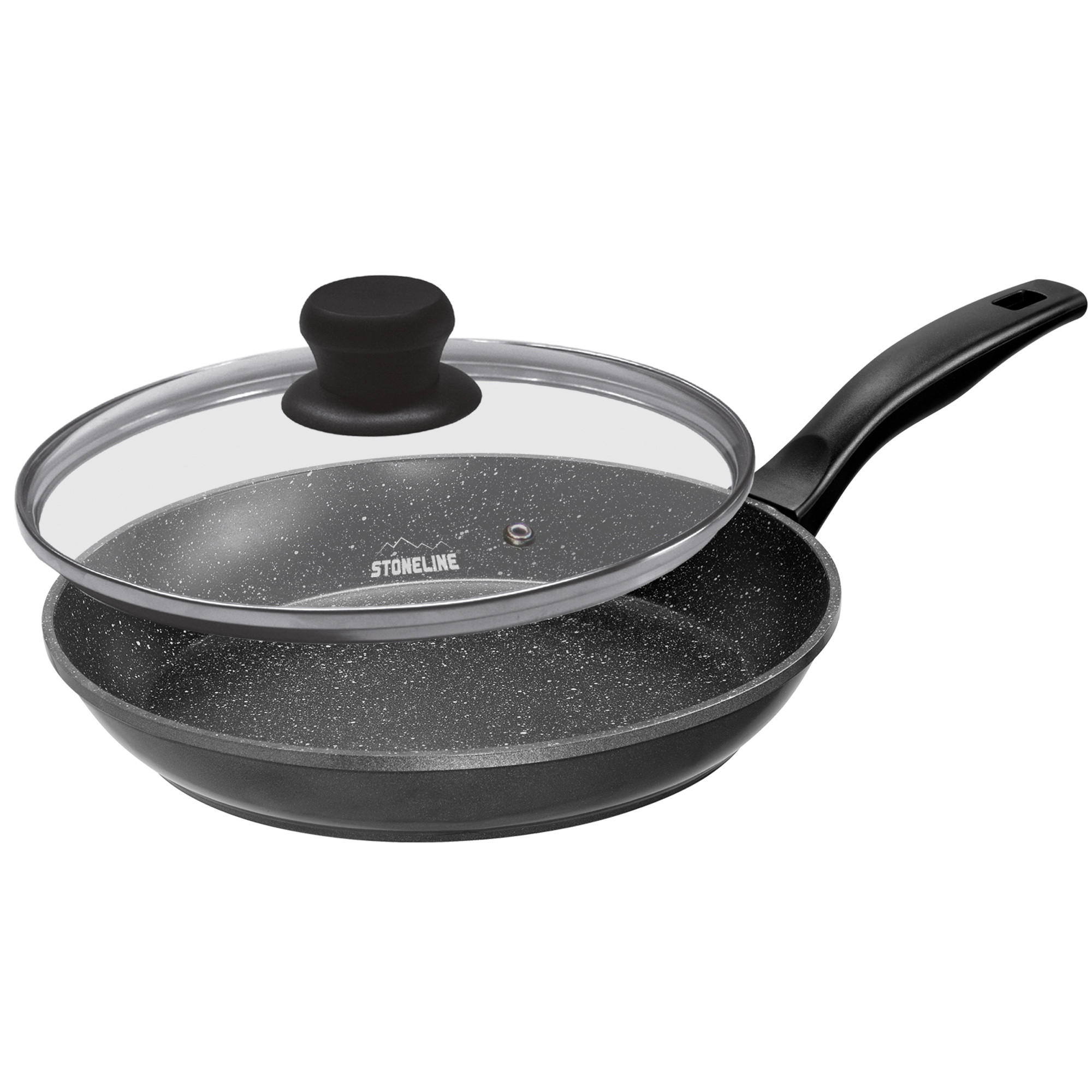 BRATPFANNE 26 cm  - Grau, Basics, Glas/Metall (26cm) - Stoneline