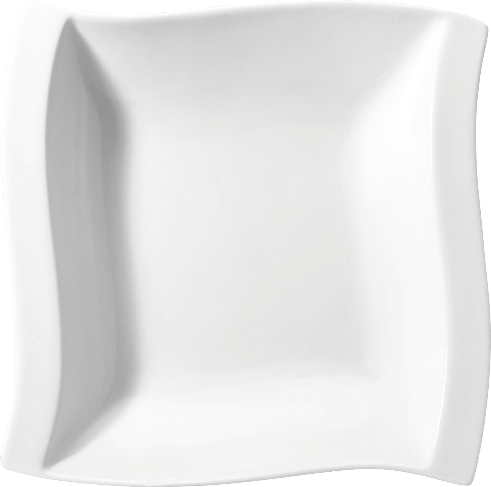 DUBOKI TANJIR 22/22 cm - bela, Osnovno, keramika (22/22cm) - Novel