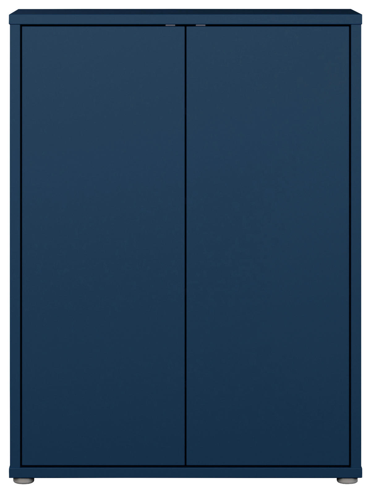SCHUHSCHRANK Dunkelblau  - Dunkelblau/Grau, MODERN, Holzwerkstoff/Kunststoff (74,5/99,1/34,9cm) - Modern Living