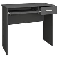 SCHREIBTISCH 85/50/75 cm  in Anthrazit  - Anthrazit/Alufarben, MODERN, Holzwerkstoff/Metall (85/50/75cm) - MID.YOU