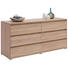 Kommode in Sonoma Eiche - Alufarben/Sonoma Eiche, Design, Holzwerkstoff/Kunststoff (160/79/48cm) - Carryhome Kommode in Sonoma Eiche - Alufarben/Sonoma Eiche, Design, Holzwerkstoff/Kunststoff (160/79/48cm) - Carryhome