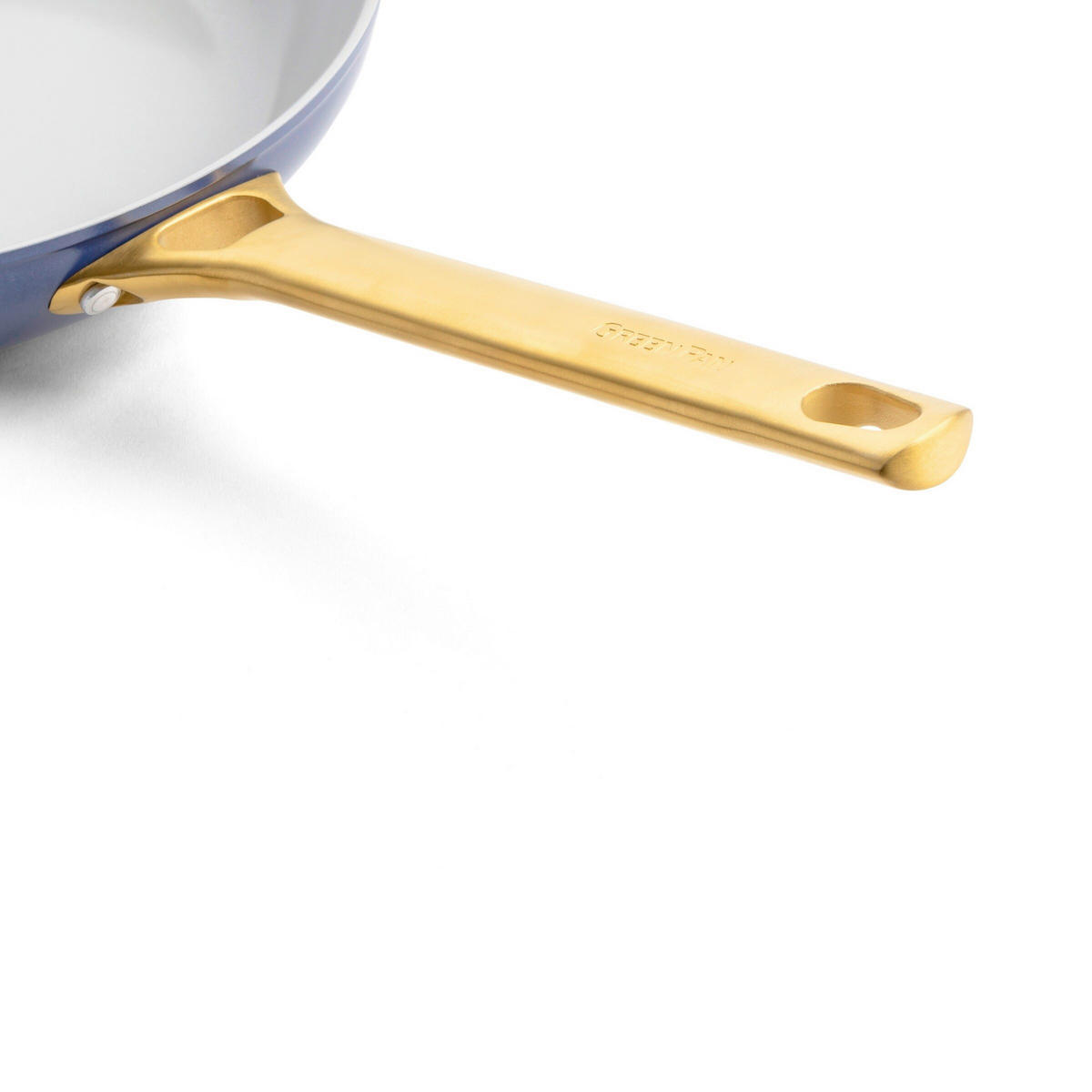 PFANNENSET Padova Reserve Aluminium, Edelstahl 2-teilig  - Goldfarben/Weiß, Basics, Metall (20cm//26cmcm)