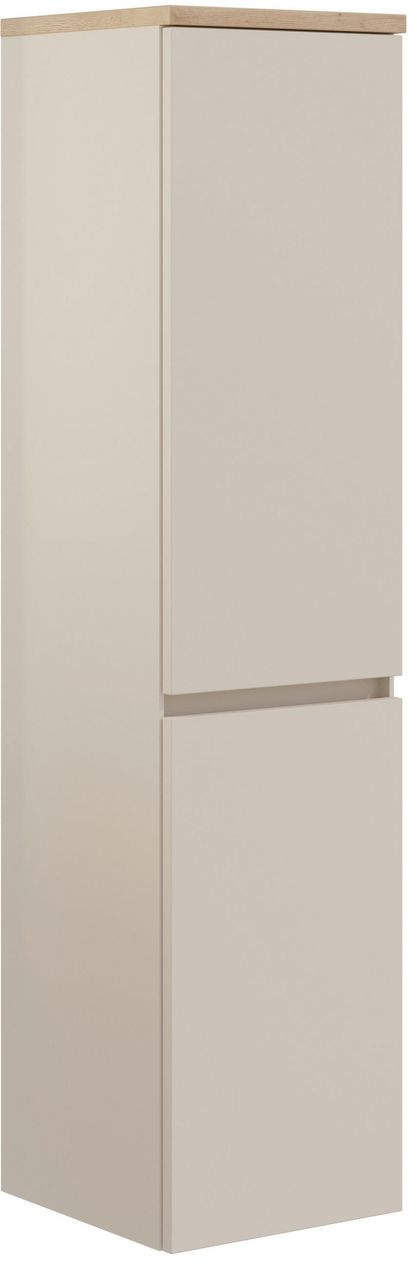 MIDISCHRANK 40,3/159,9/35 cm  - Sandfarben/Eichefarben, MODERN, Glas/Holzwerkstoff (40,3/159,9/35cm) - Celina Home