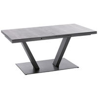 GARTENTISCH 180/100/76 cm Metall rechteckig  - Anthrazit/Grau, Design, Glas/Metall (180/100/76cm)