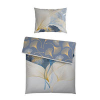 OBOJESTRANSKA POSTELJNINA 140/200 cm saten siva  - siva, Basics, tekstil (140/200cm) - Esposa