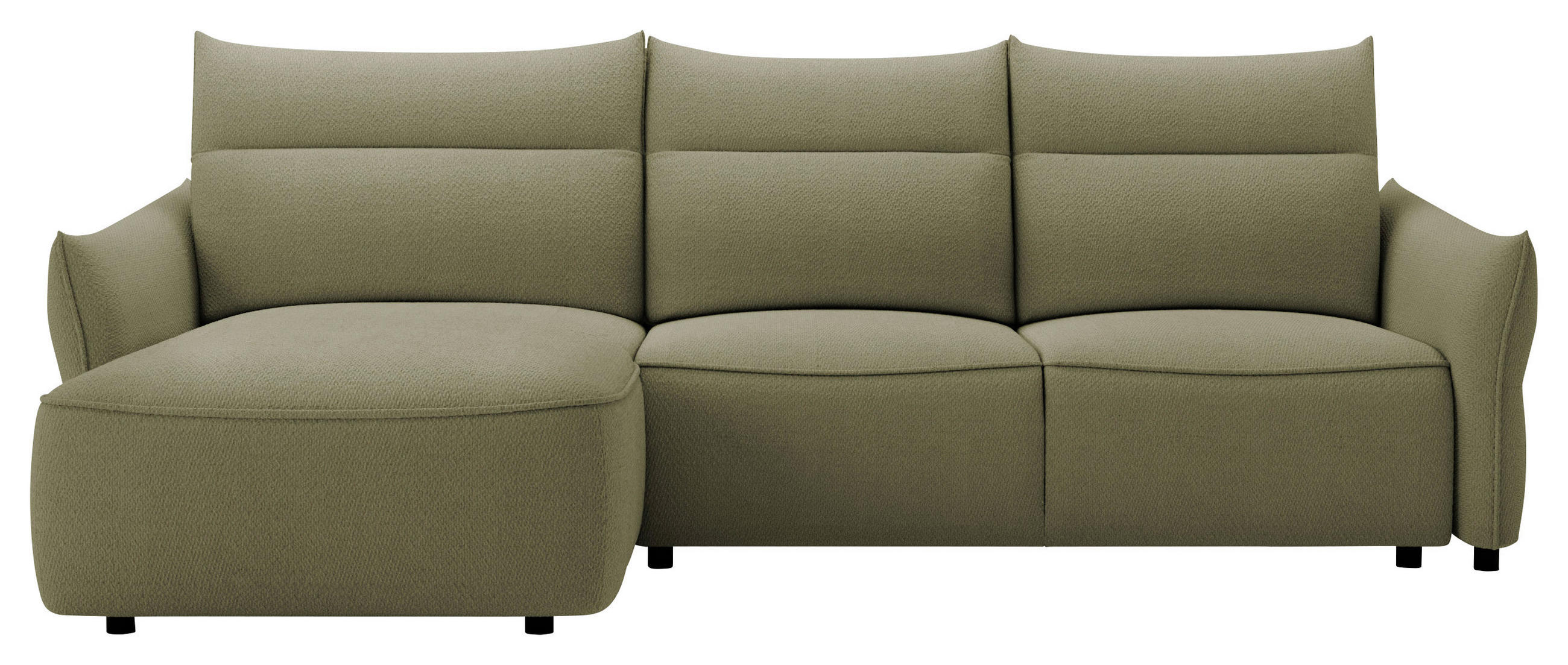 Milino Ecksofa Olivgrün 306x179 cm