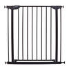 TÜRSCHUTZGITTER Klemmen  - Schwarz, Basics, Metall (78/72/4cm) - Childhome