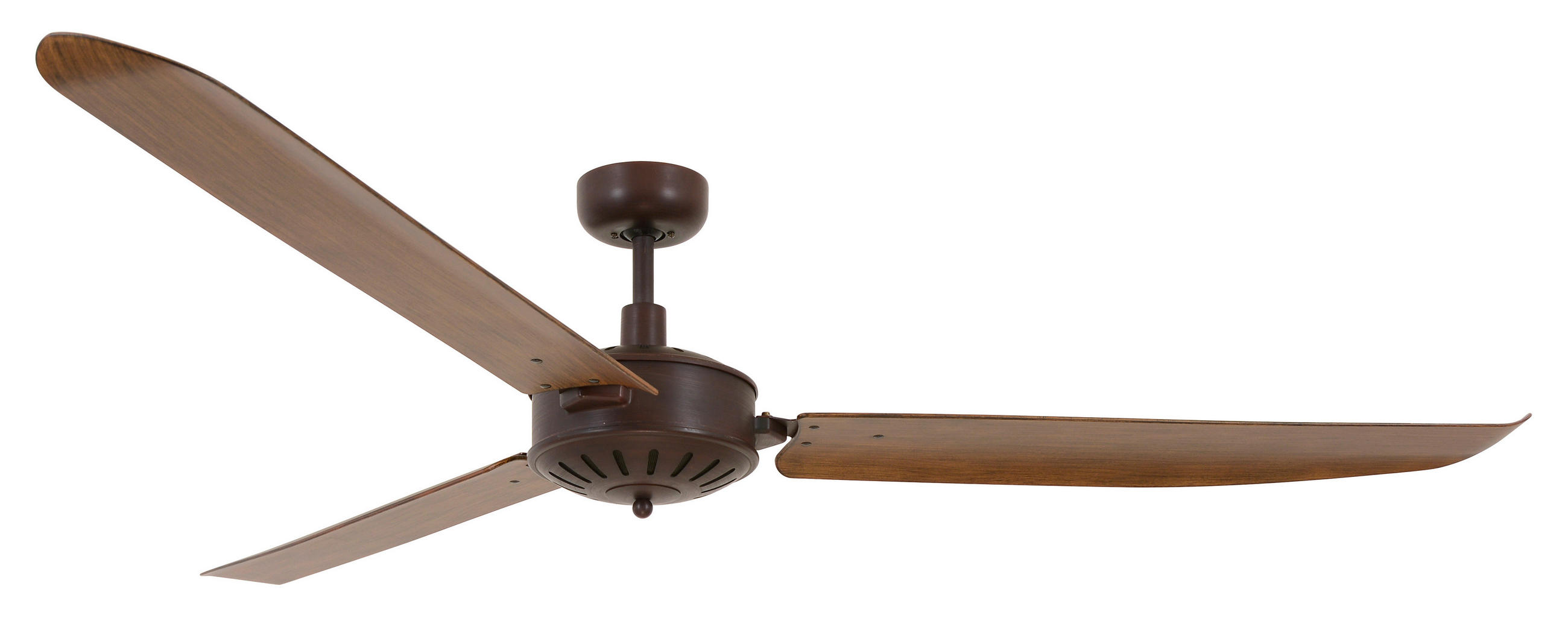 DECKENVENTILATOR 178/35 cm   - Dunkelbraun/Bronzefarben, Basics, Kunststoff/Metall (178/35cm) - P & B