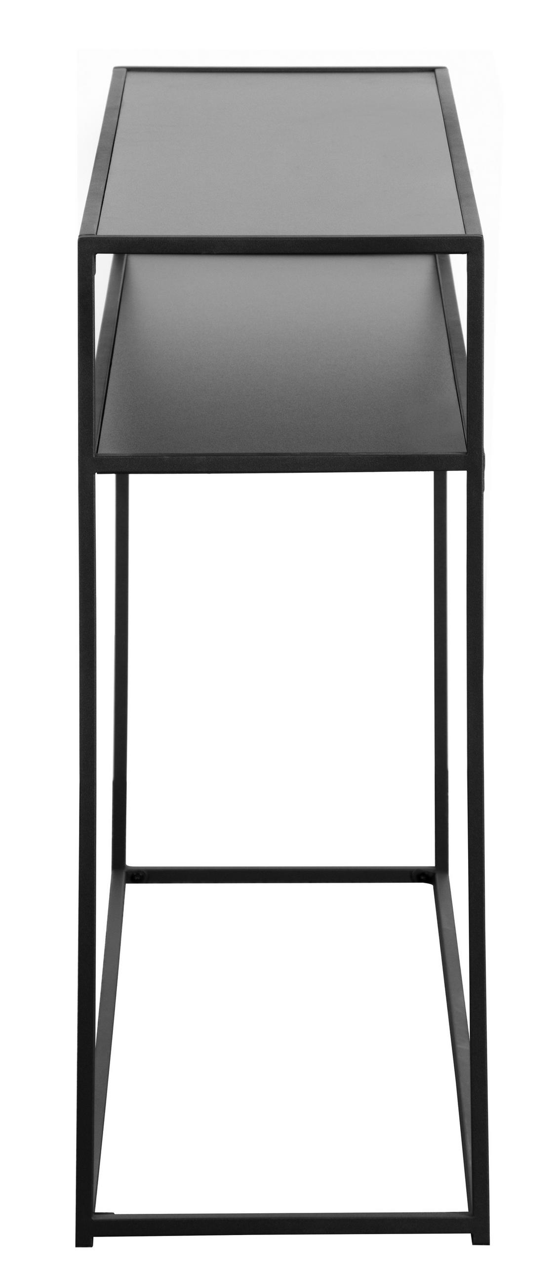 KONSOLENTISCH in Metall, Holzwerkstoff 100/32/79 cm   - Schwarz, Basics, Holzwerkstoff/Metall (100/32/79cm) - Boxxx