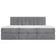 FAMILIENBETT - Schwarz/Grau, Design, Holzwerkstoff/Kunststoff (270/200cm) - Esposa