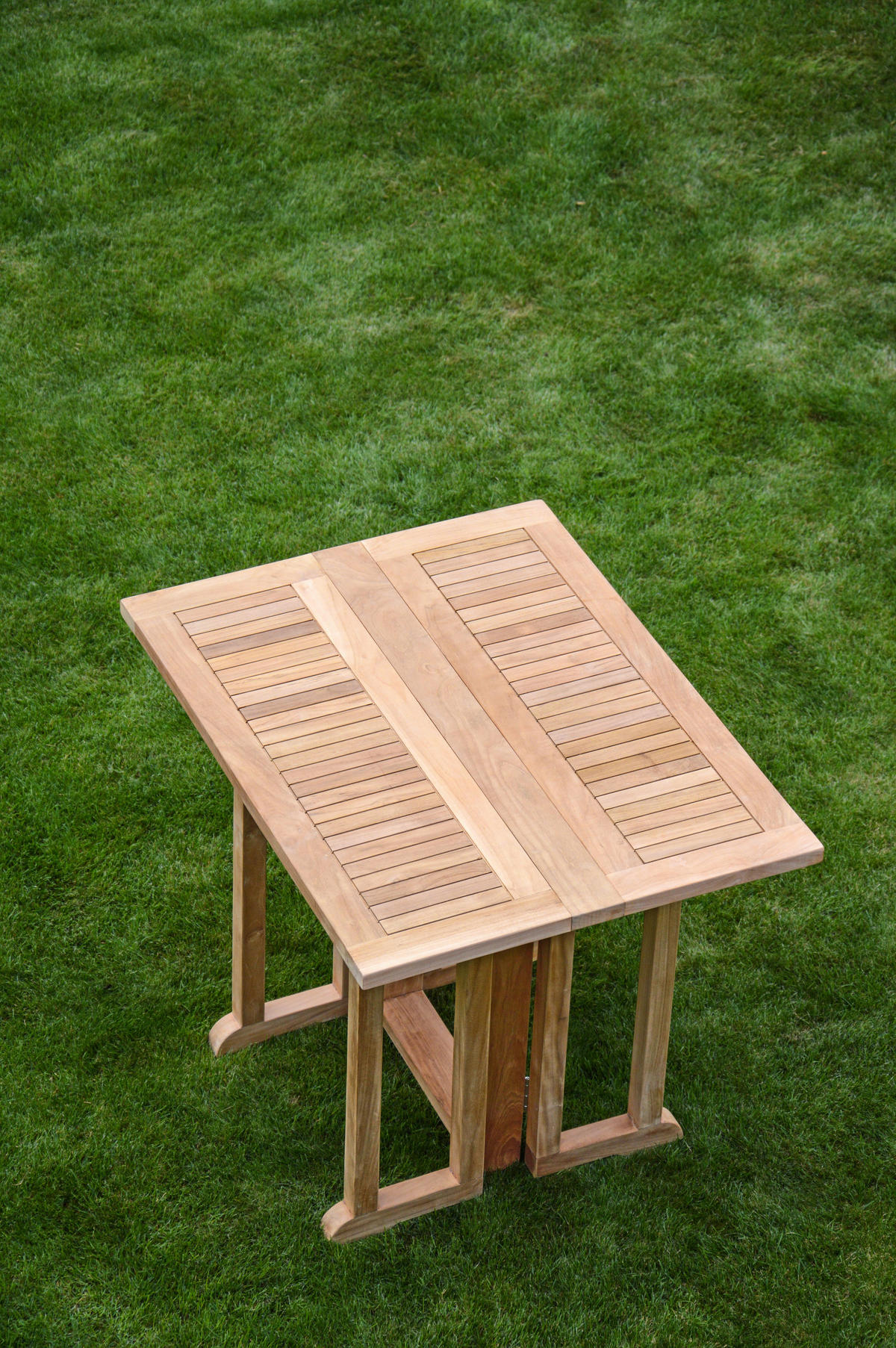 GARTENKLAPPTISCH 90/70/73 cm Holz rechteckig  - Teakfarben, KONVENTIONELL, Holz (90/70/73cm) - Jan Kurtz